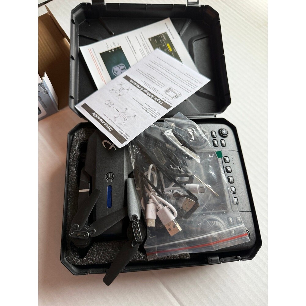 Falcon X 4K Camera Drone with Remote Screen + 3 Batteries New